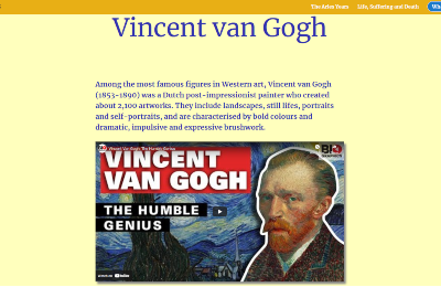 Porfolio: Vincent van Gogh