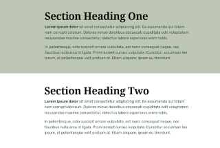 Pastel sections