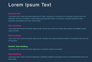 Lorem ipsum text